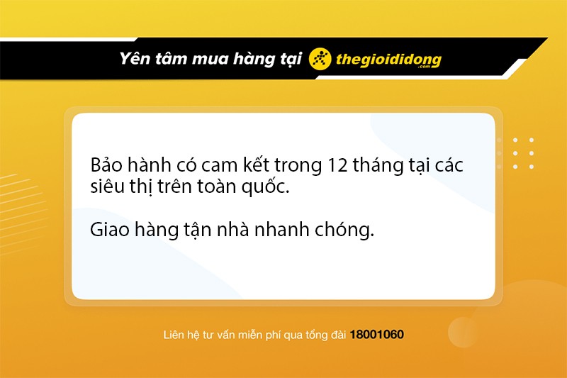 Chính sách bảo hành tai nghe tại Thế Giới Di Động